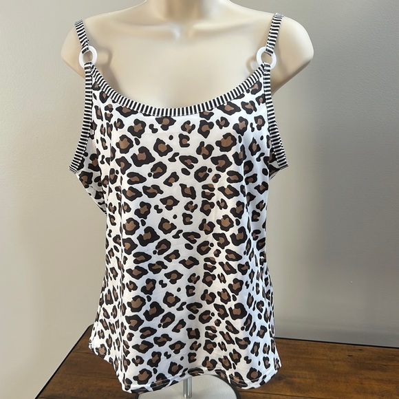 Chic Me Cheetah Print Cami Top - Picture 2 of 10